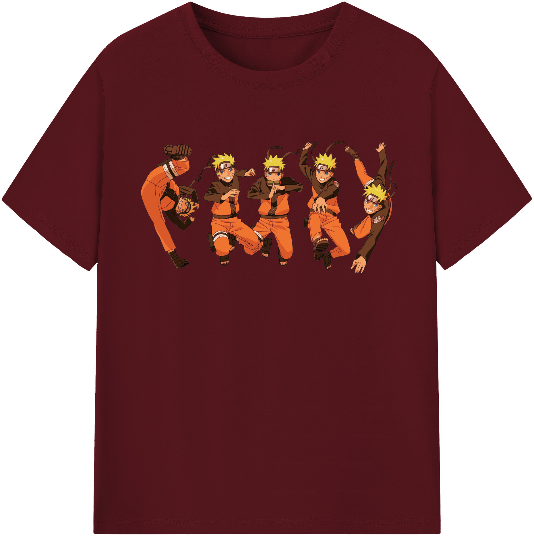 （画像用） NARUTO -ナルト- うずまき ナルト Uzumaki Naruto 綿100％半袖Tシャツ（フロントプリント）